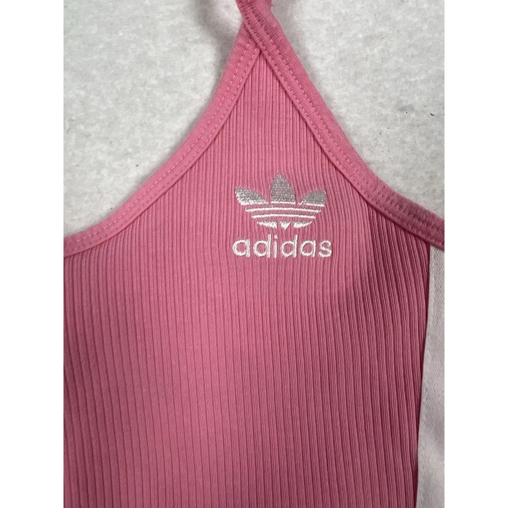 NWT Adidas Women's XS Adicolor Comfort Flex‎ Cotton Scoop Bralette, Pink